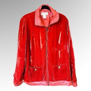 Soft Sorroundings Womens Silk/Rayon Light Jacket Size M